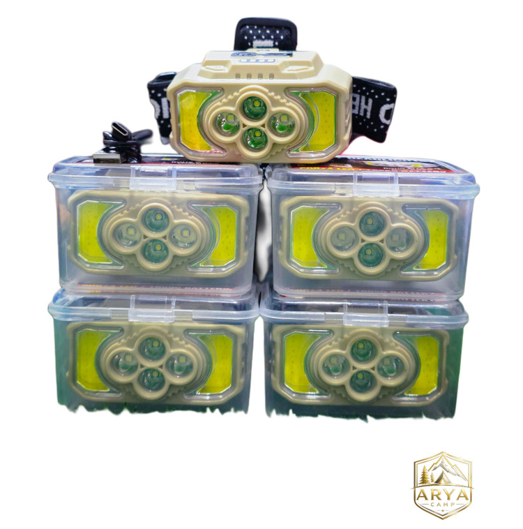 چراغ پیشانی 6لامپه مدل HX_815