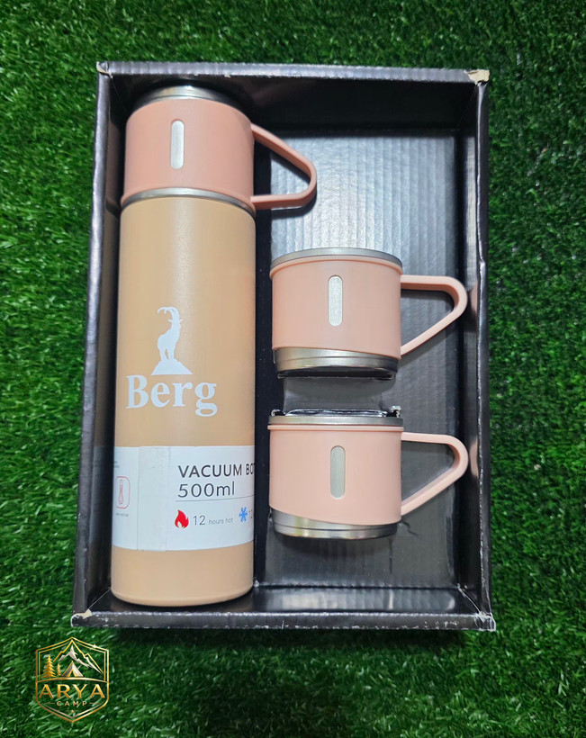 فلاسک مدل 3 کاپ VACUUM گنجایش 0.5 لیتر